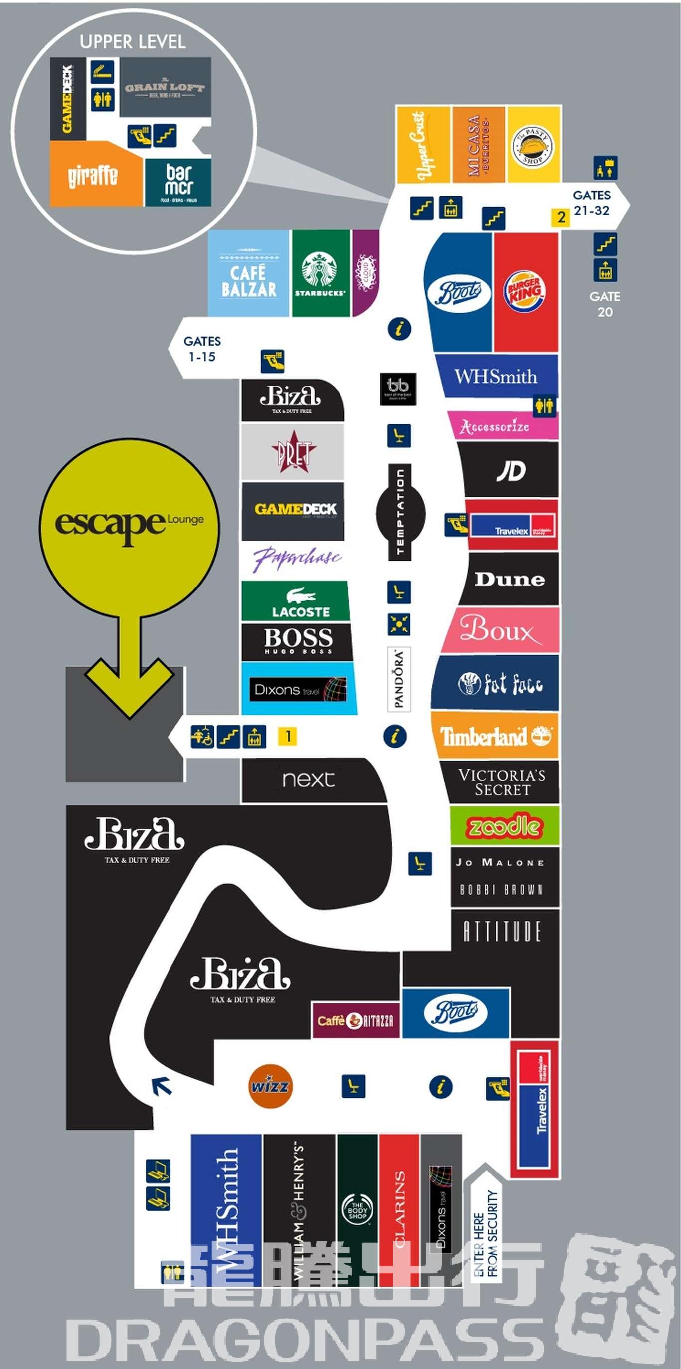 Бизнес-зал Escape Lounge в аэропорту Манчестер (MAN)