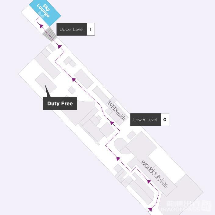 Бизнес-зал UpperDeck Lounge в аэропорту Глазго (GLA)