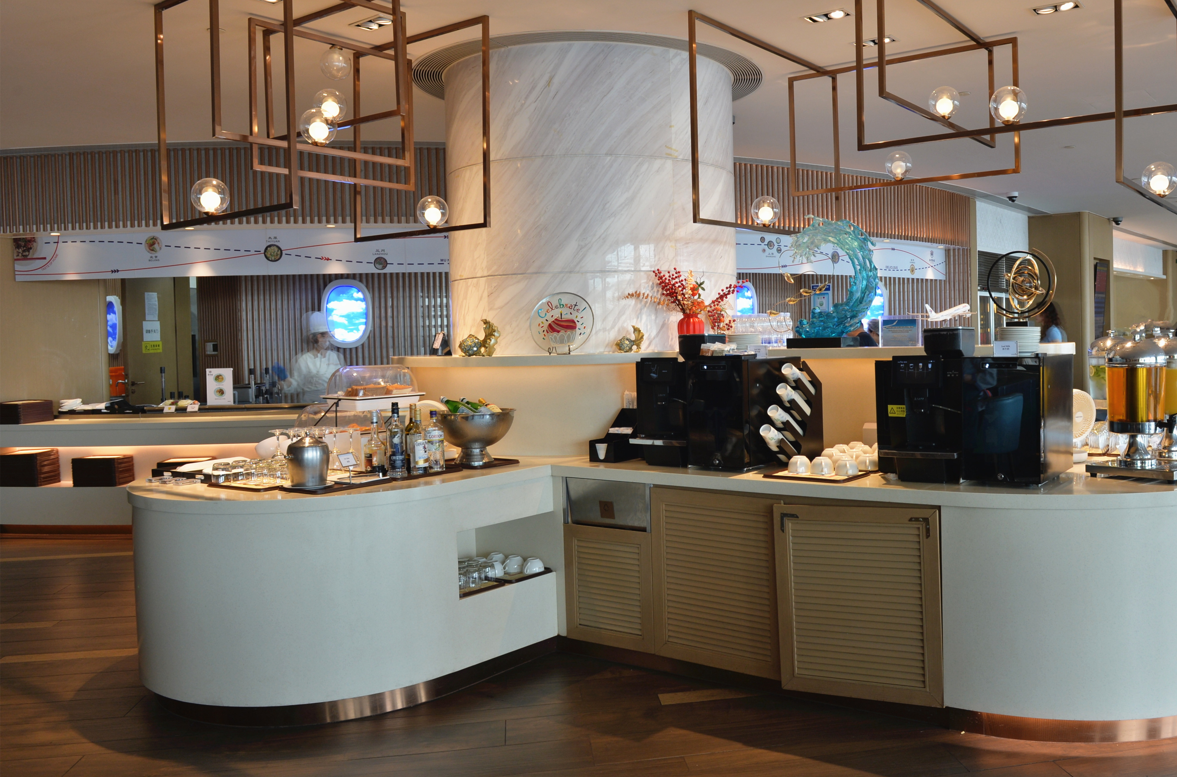 Бизнес-зал China Eastern Lounge No. 137 (International Satellite Hall) в аэропорту Пудун (PVG)