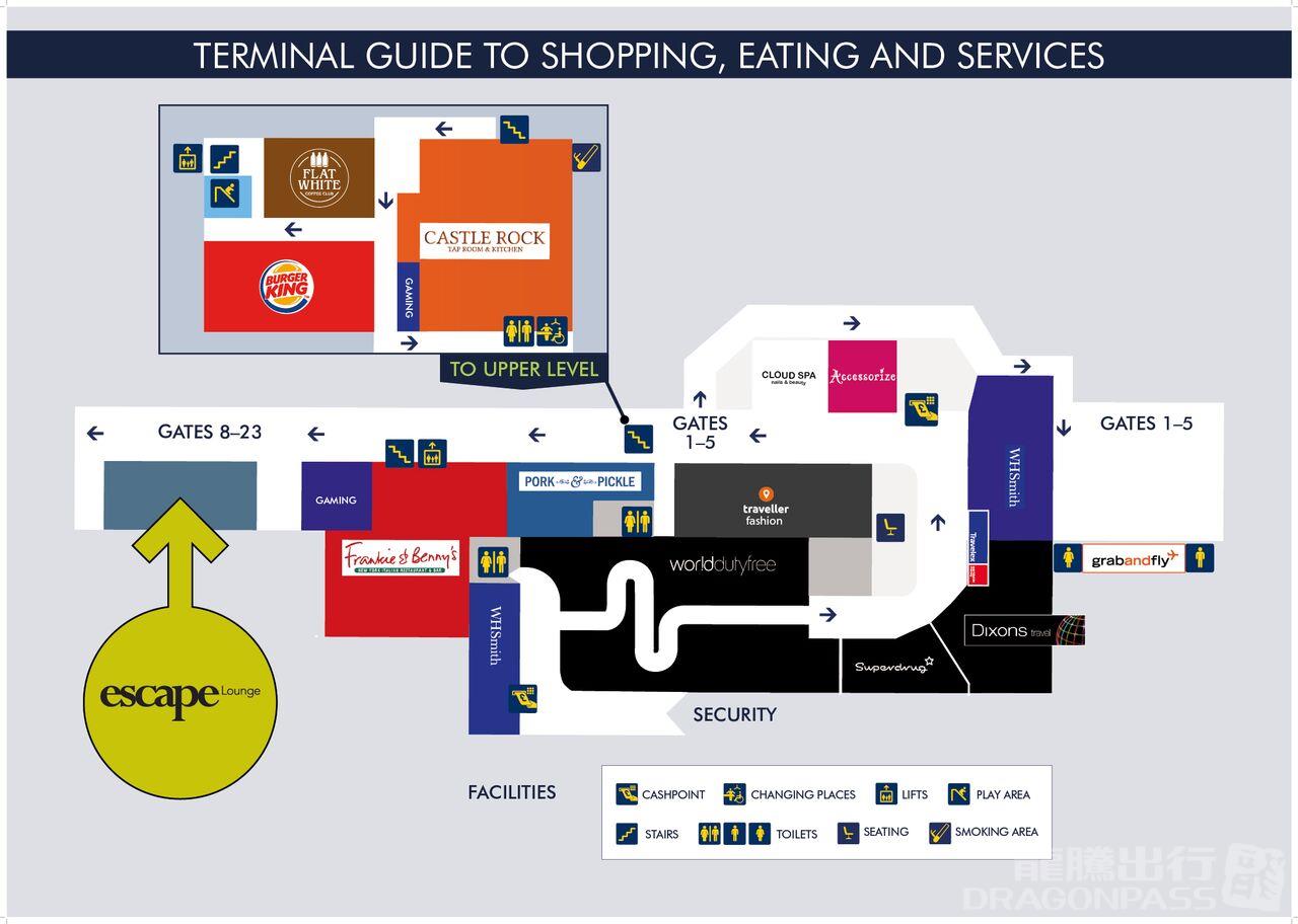 Бизнес-зал Escape Lounge в аэропорту Восточный Мидландс (EMA)