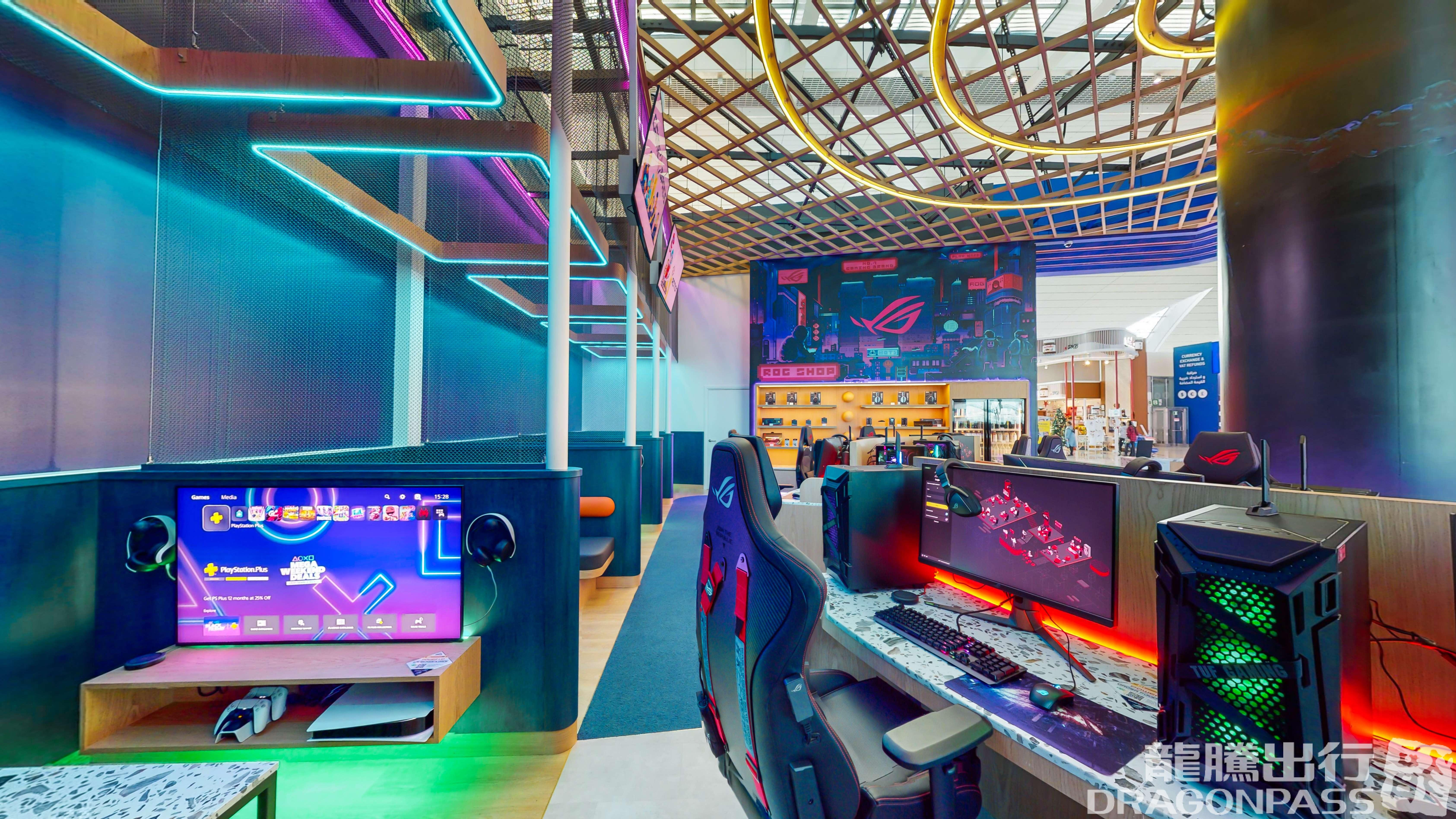 Бизнес-зал Game Space в аэропорту Дубай (DXB)