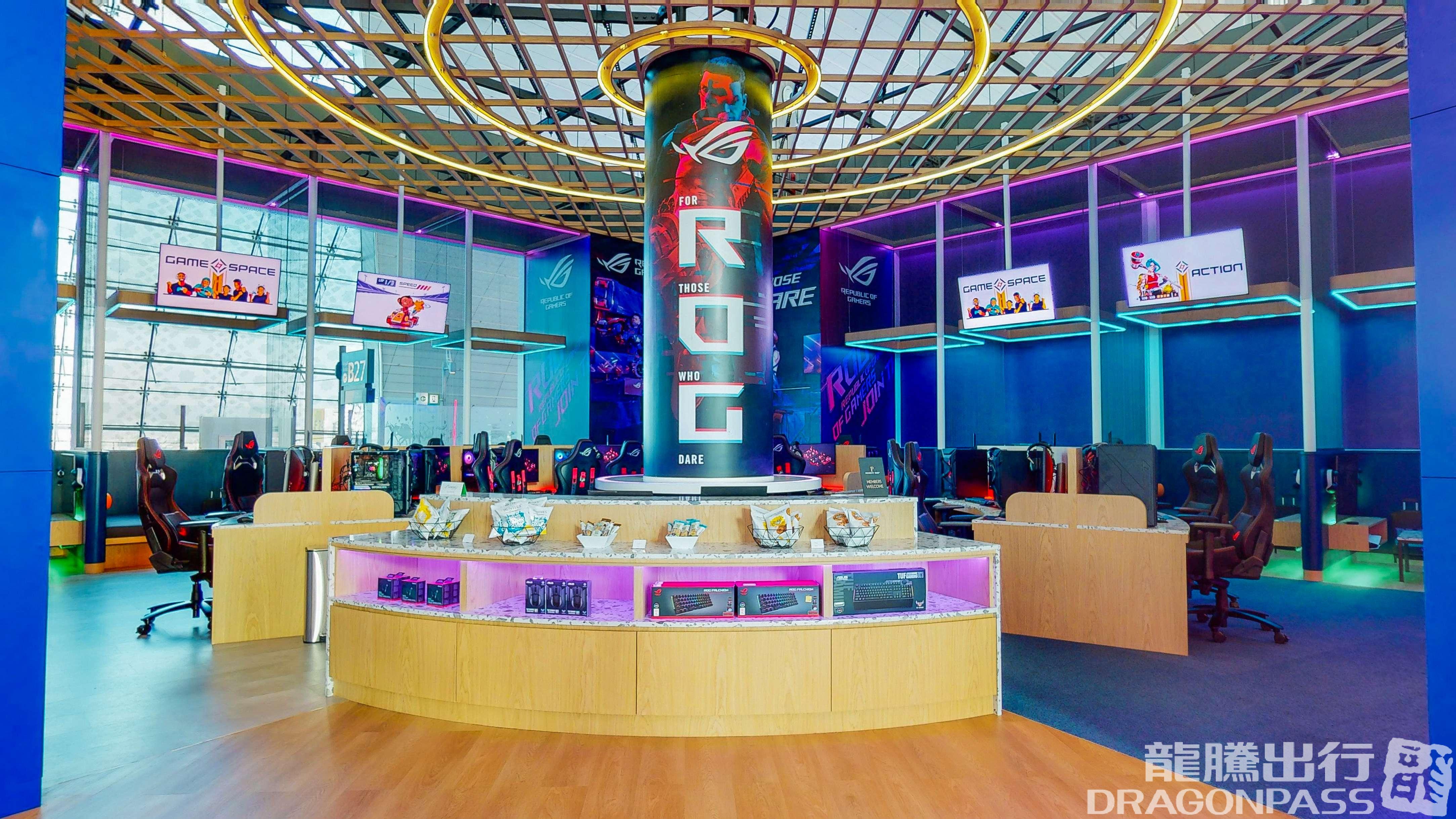 Бизнес-зал Game Space в аэропорту Дубай (DXB)