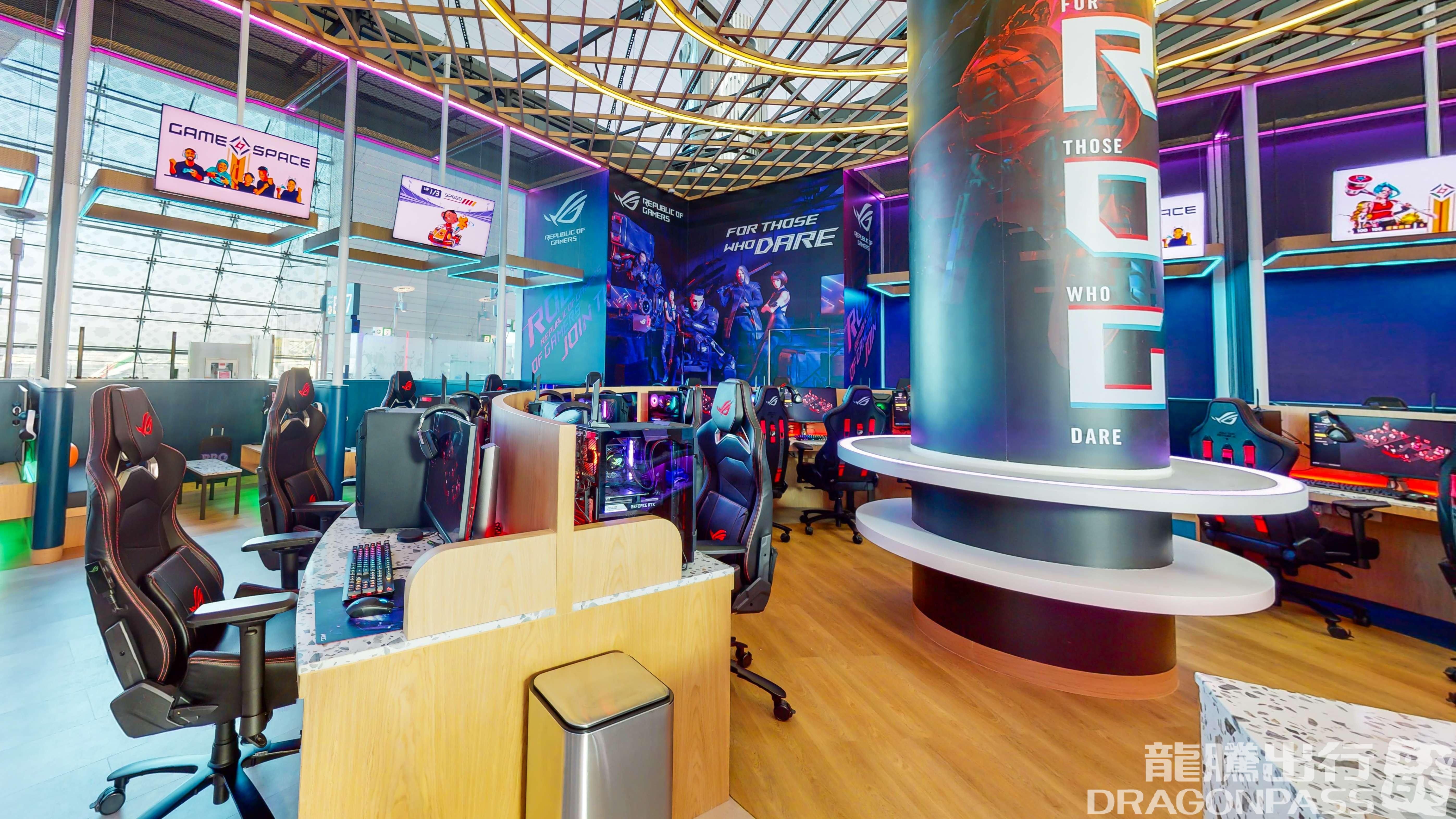Бизнес-зал Game Space в аэропорту Дубай (DXB)