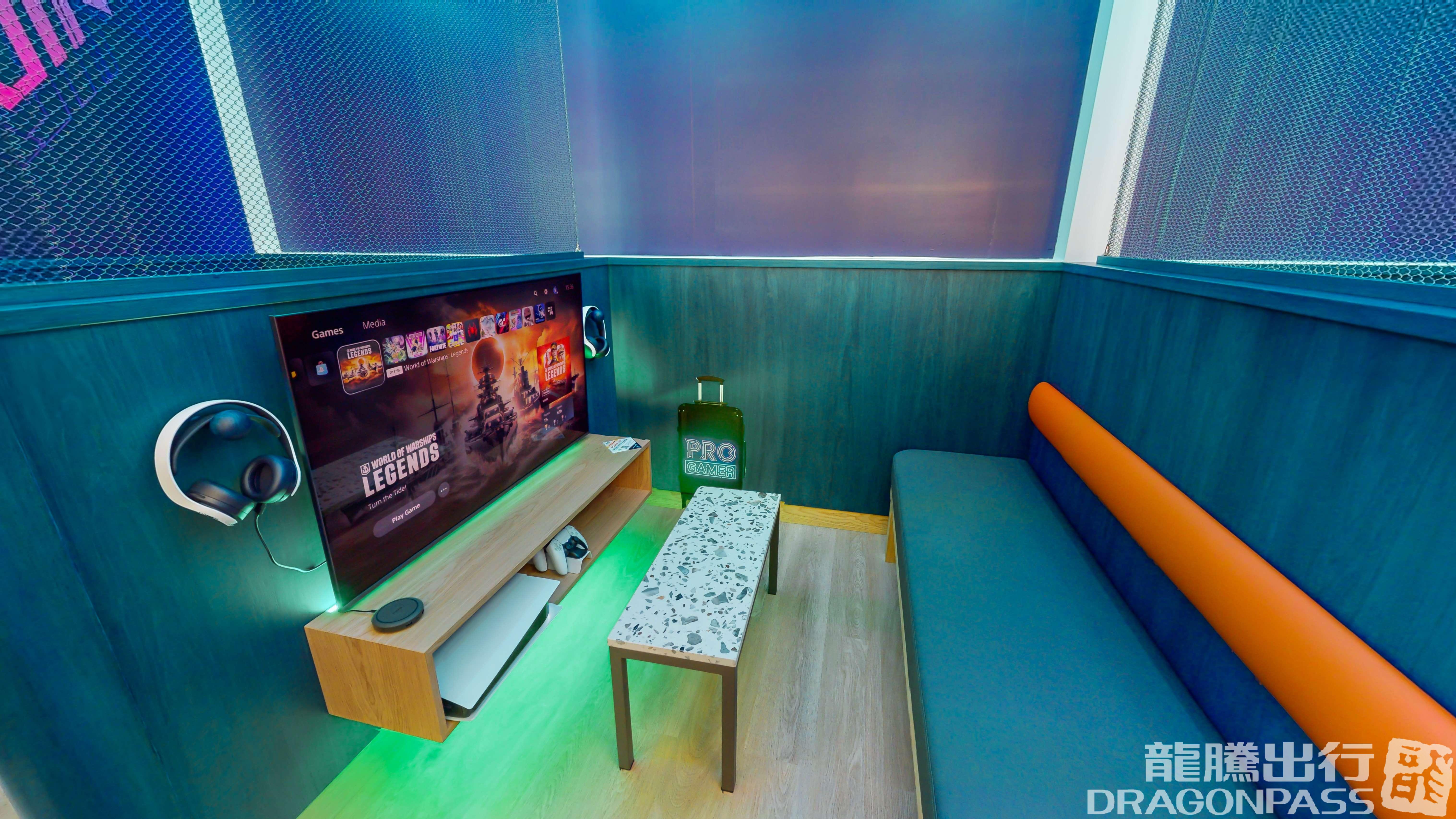 Бизнес-зал Game Space в аэропорту Дубай (DXB)