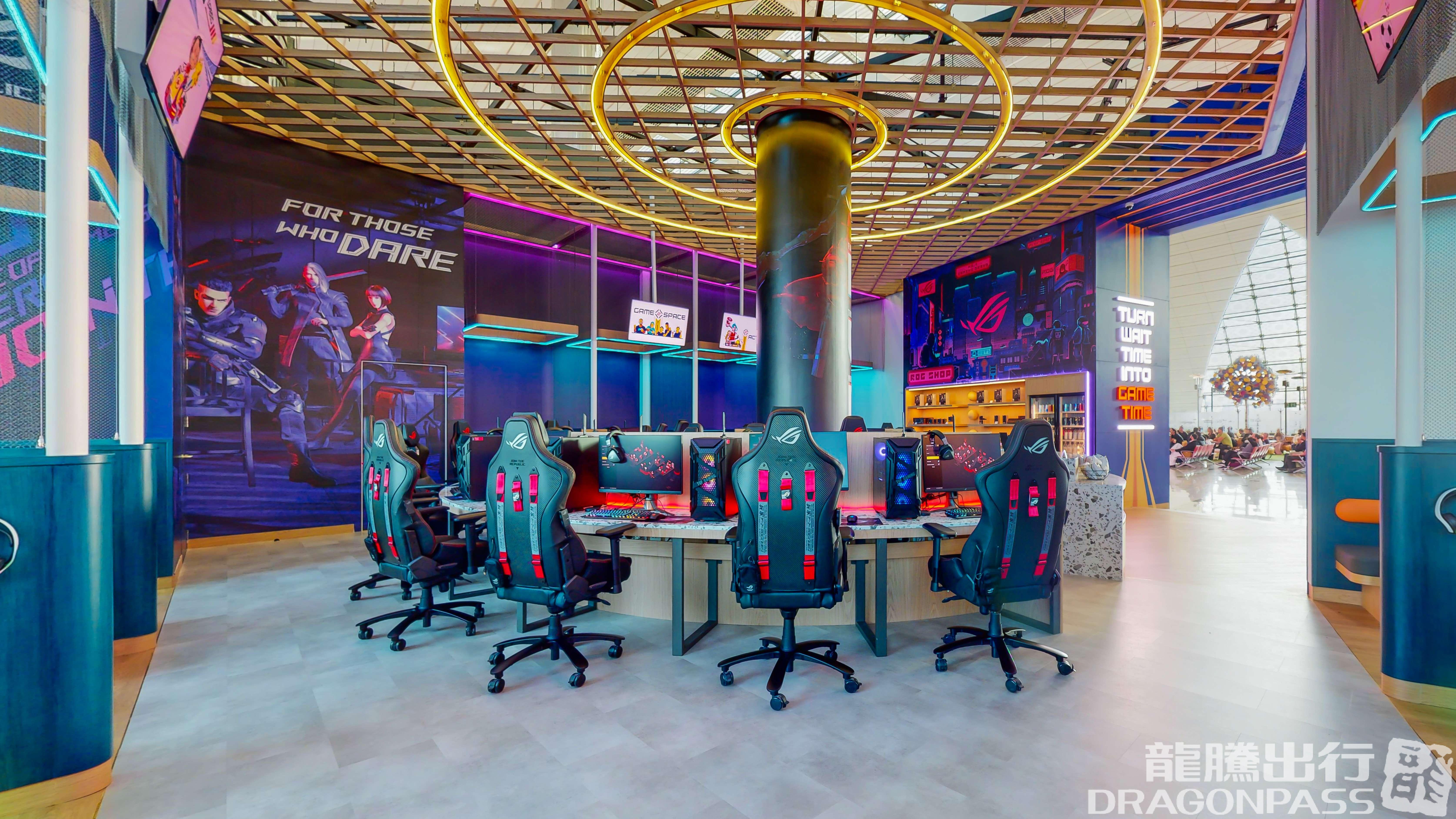 Бизнес-зал Game Space в аэропорту Дубай (DXB)
