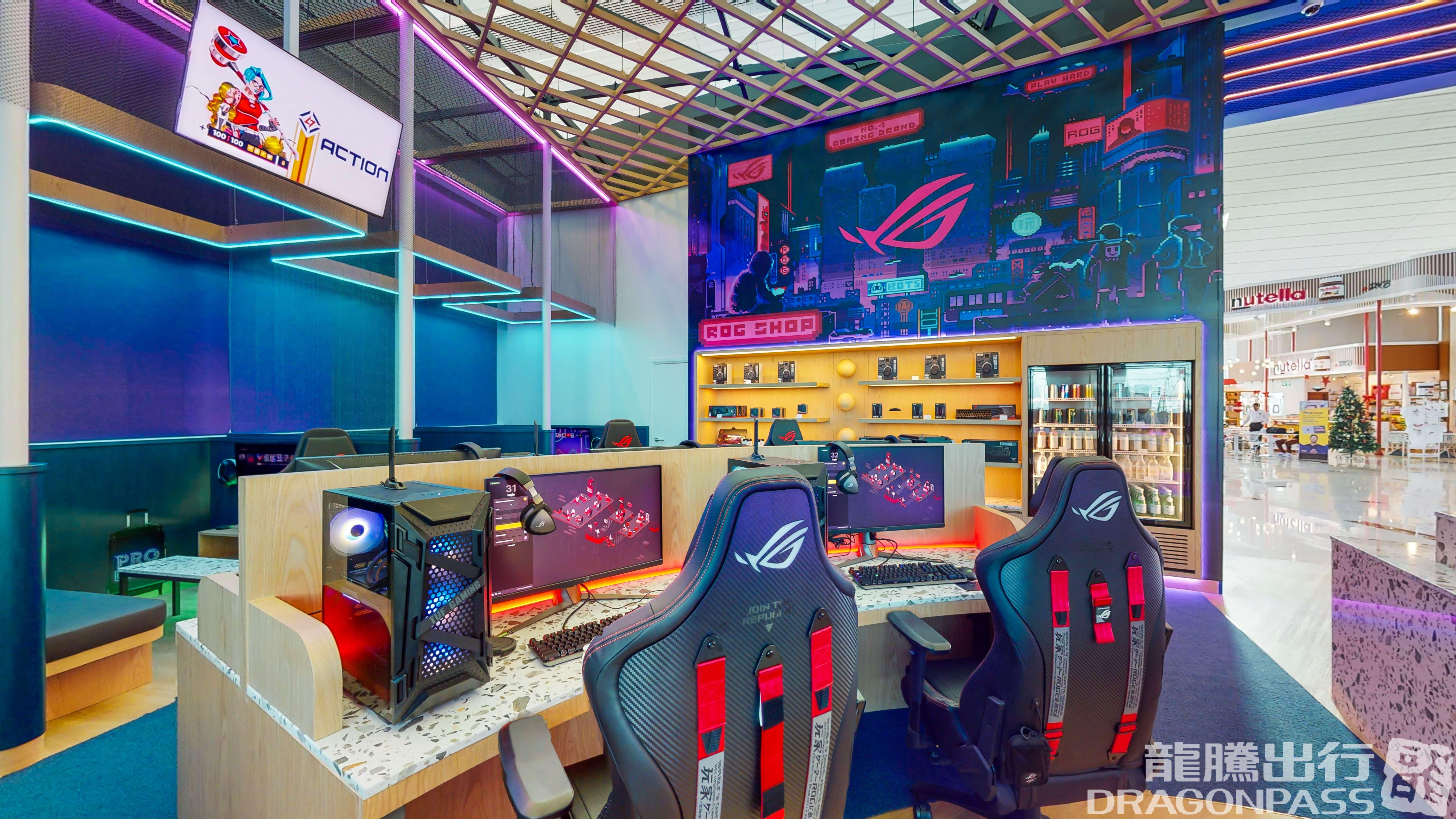 Бизнес-зал Game Space в аэропорту Дубай (DXB)