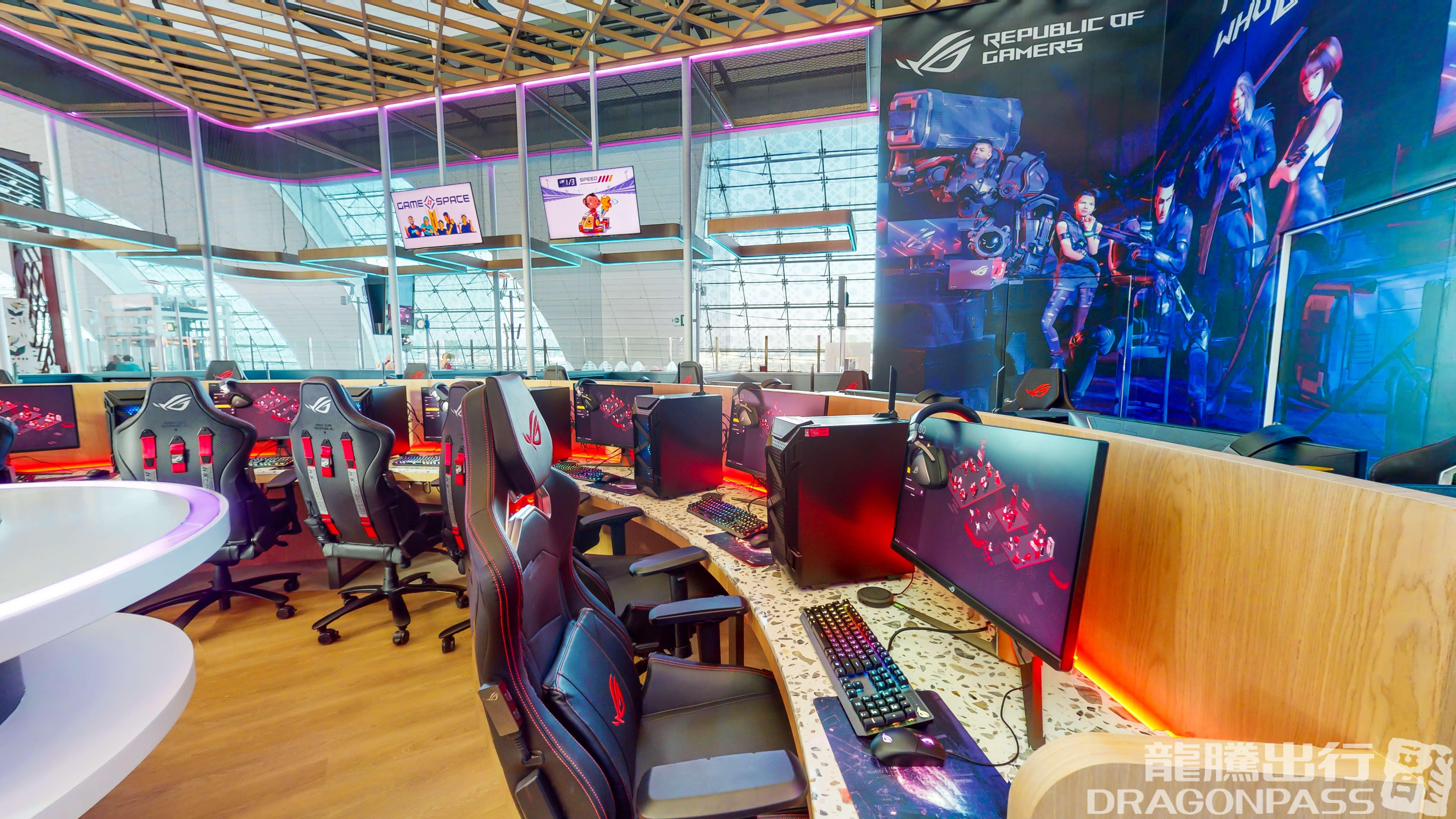 Бизнес-зал Game Space в аэропорту Дубай (DXB)