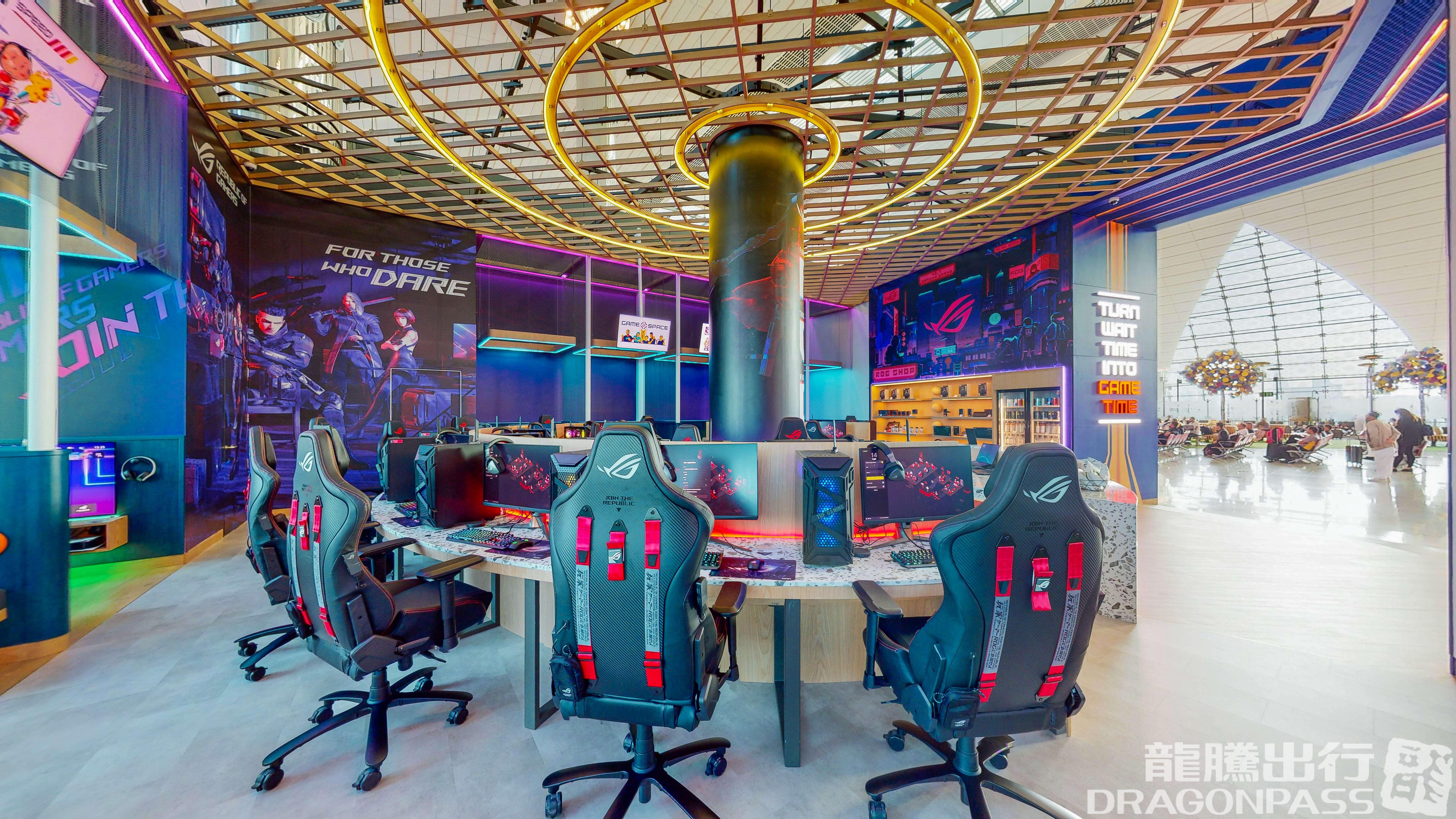 Бизнес-зал Game Space в аэропорту Дубай (DXB)