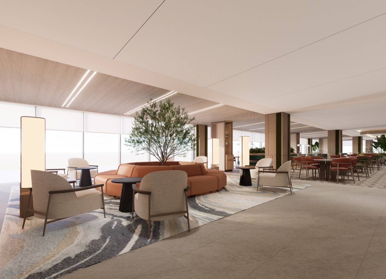 Бизнес-зал The Coral Finest Business Class Lounge (Cocoon) в аэропорту Суварнабхуми (BKK)