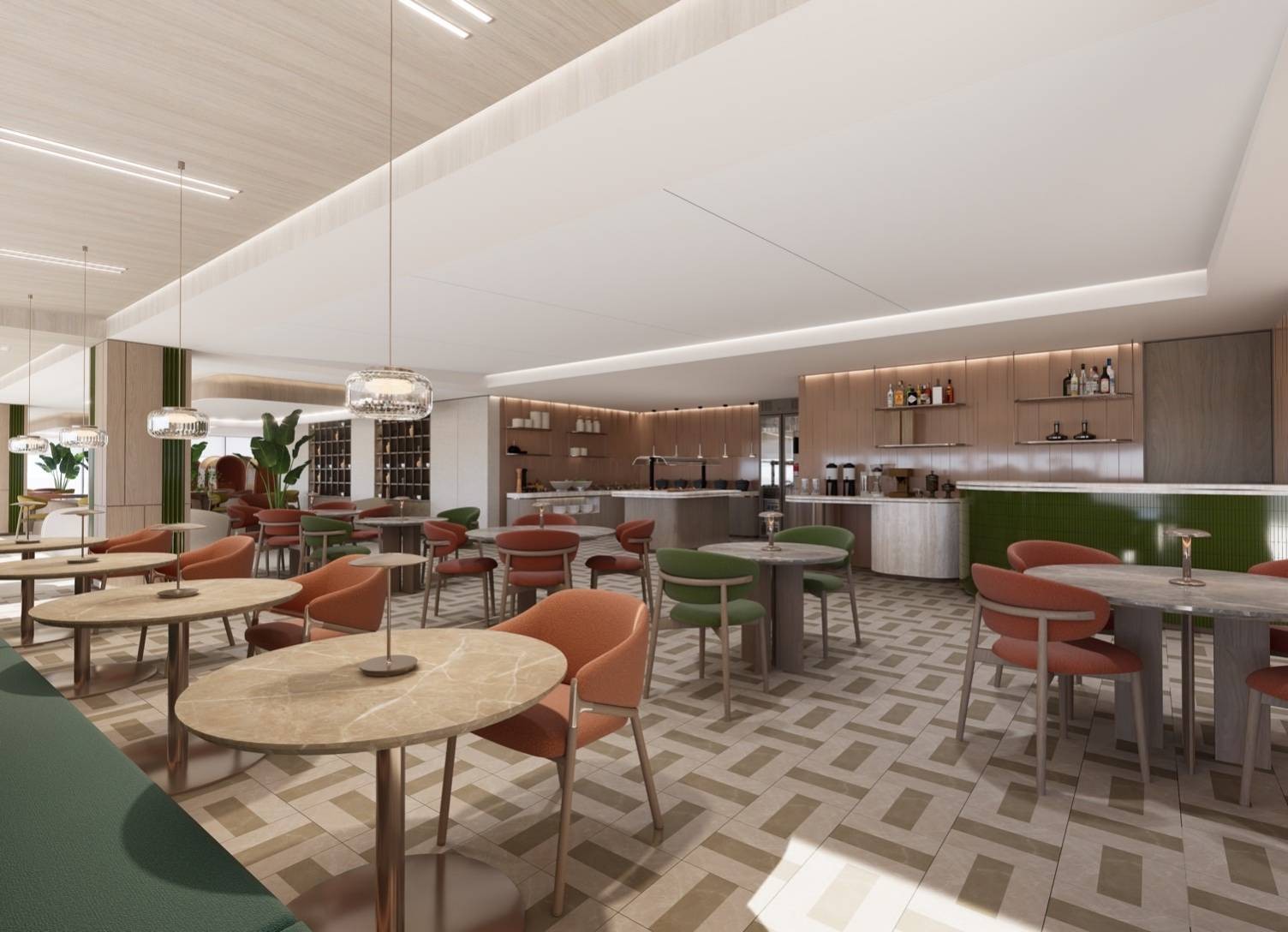 Бизнес-зал The Coral Finest Business Class Lounge (Cocoon) в аэропорту Суварнабхуми (BKK)