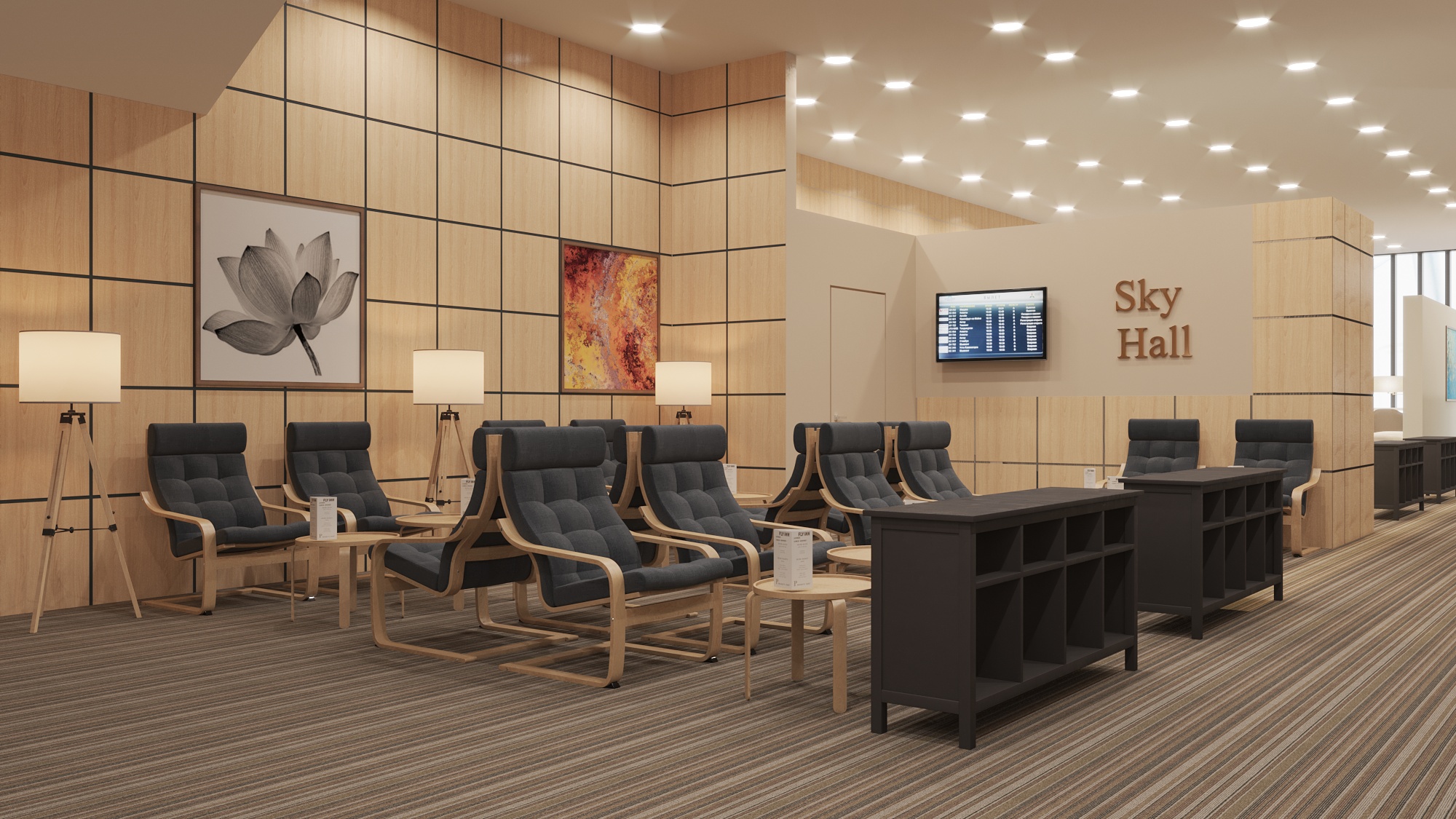 Бизнес-зал Sky Hall в аэропорту Нурсултан Назарбаев (NQZ)