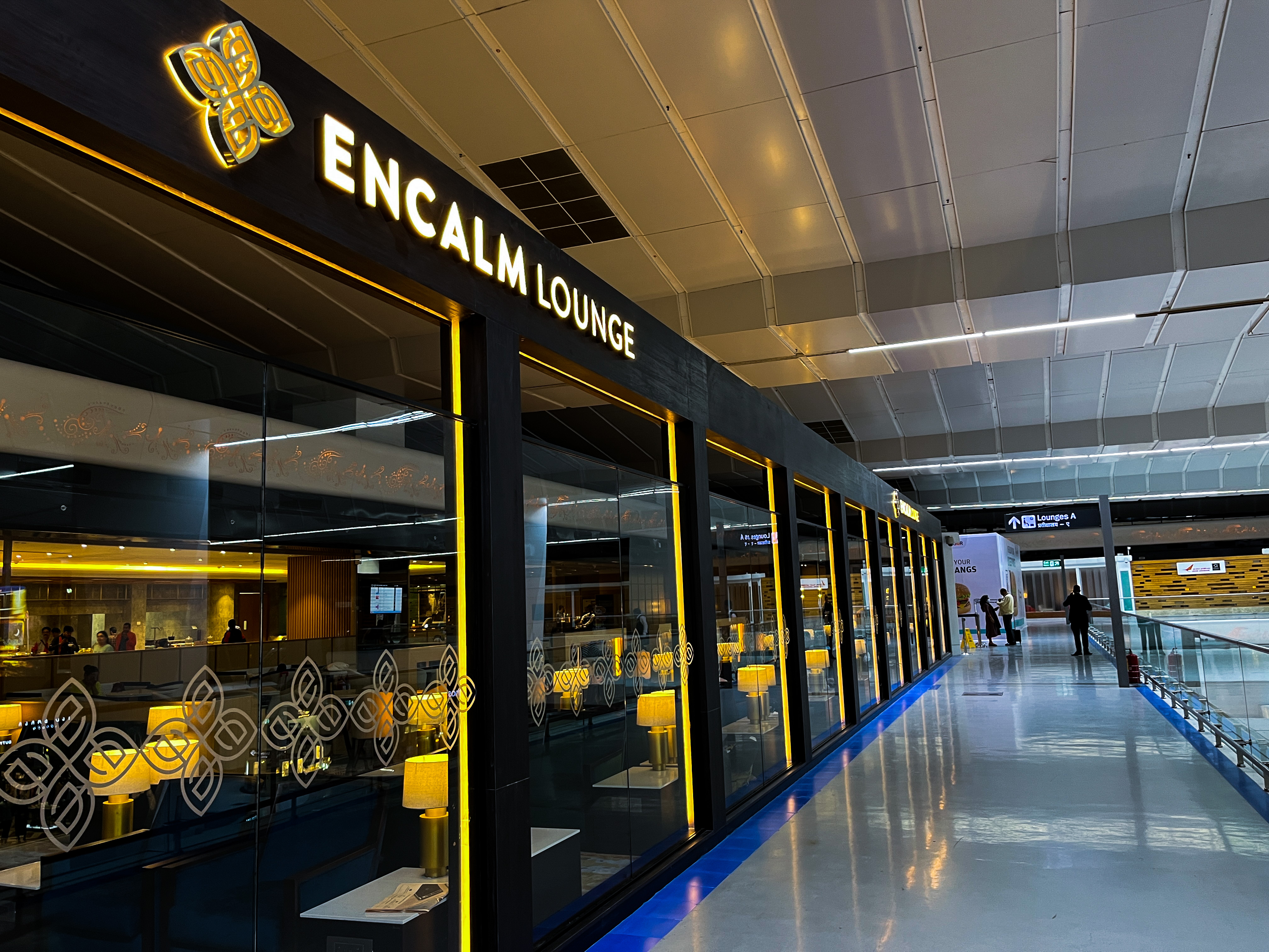 Бизнес-зал Encalm Lounge (T3 D49) в аэропорту Индира Ганди (DEL)