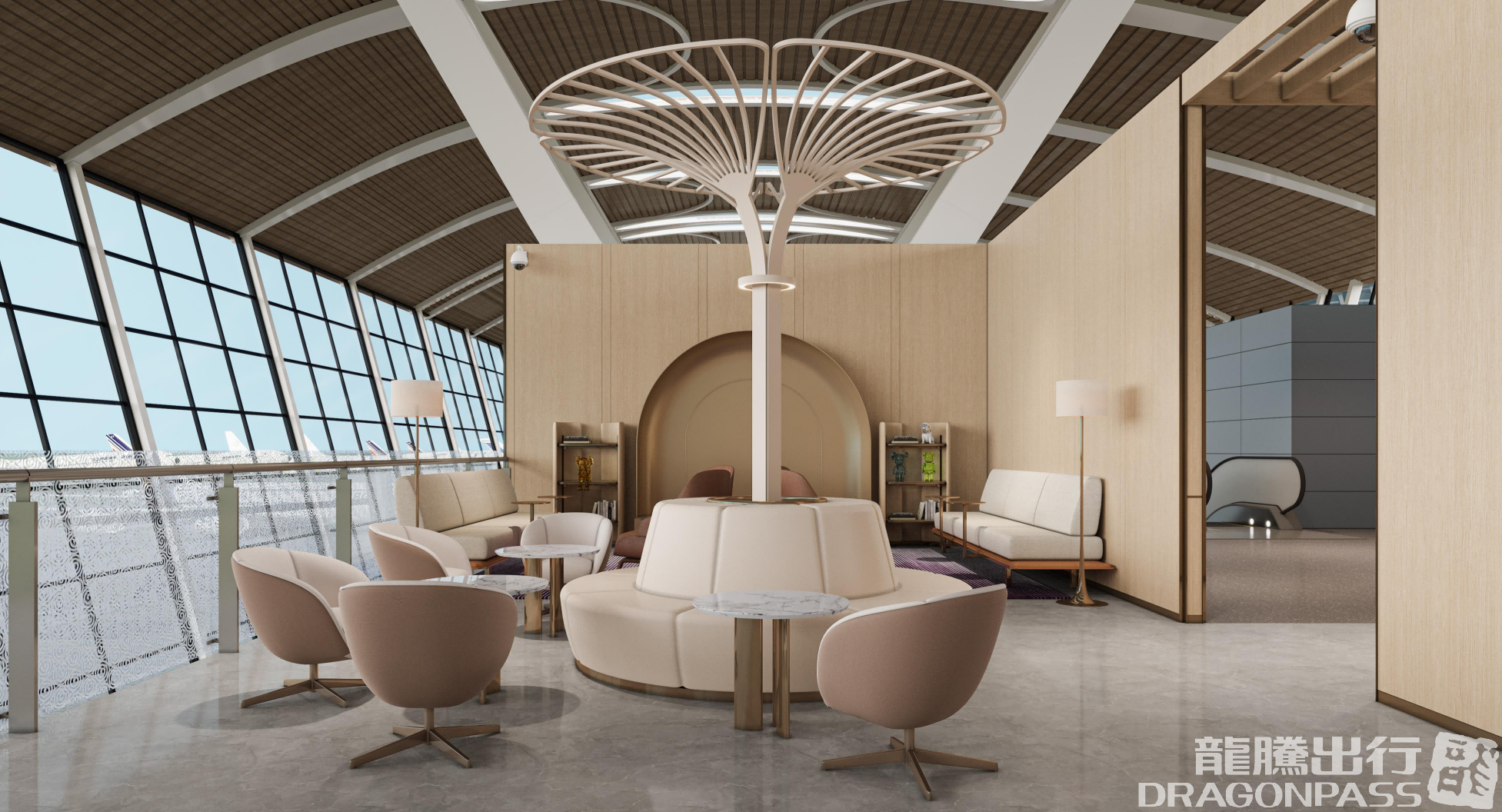 Бизнес-зал Juneyao Airlines 72nd VIP Lounge (T2 International) в аэропорту Пудун (PVG)