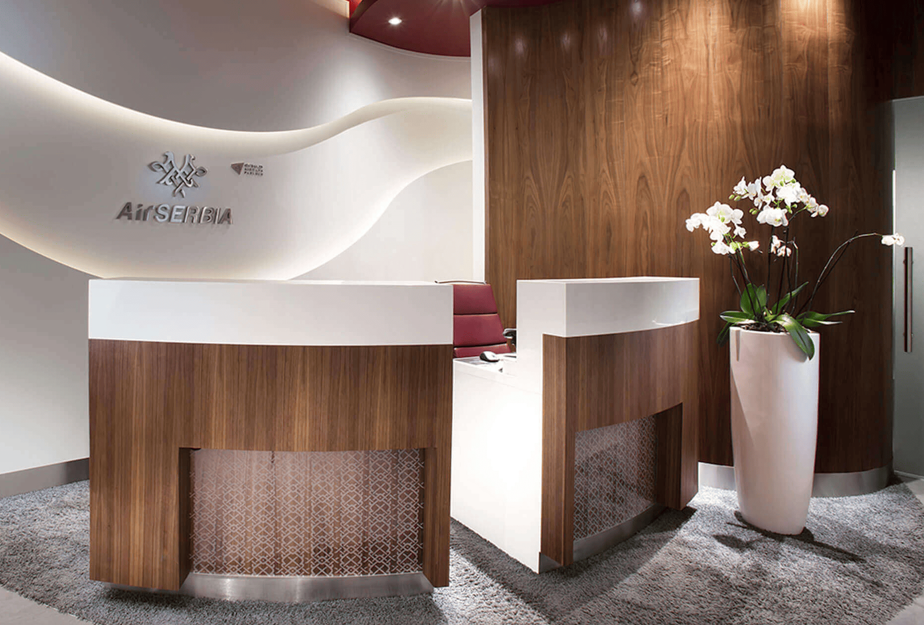 Бизнес-зал Air Serbia Premium Lounge в аэропорту Никола Тесла (BEG)