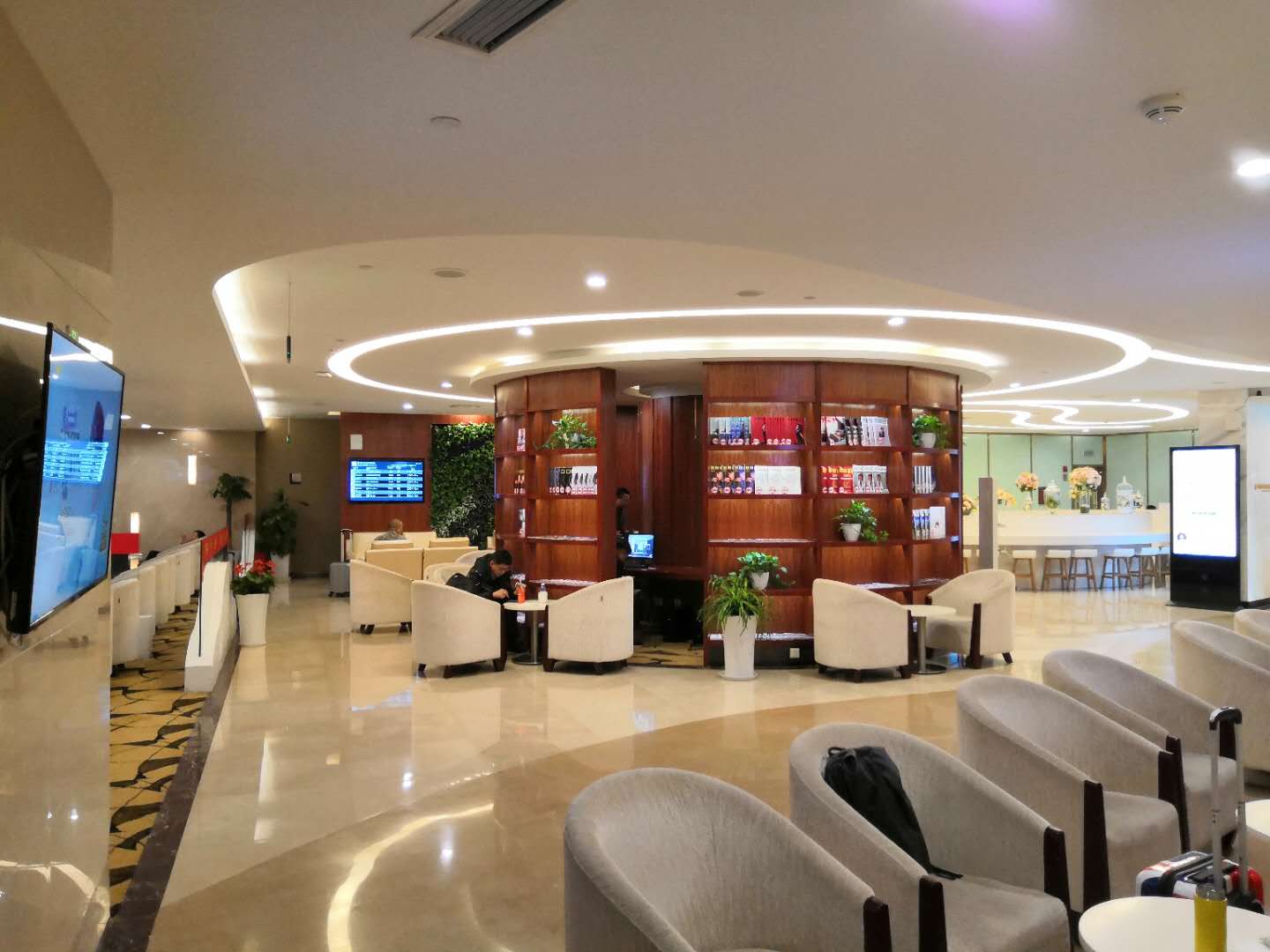 Бизнес-зал South Airlines Pearl Gold and Silver Card VIP Lounge (T3 Domestic) в аэропорту Чунцин Цзянбэй (CKG)